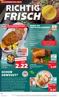 Schweinefleisch im Kaufland Prospekt "Aktuelle Angebote" mit 64 Seiten (Hamburg)