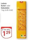 Butterkeks im Angebot bei GLOBUS in Amberg Butterkeks Angebote von Leibniz bei GLOBUS Amberg für 1,29 €