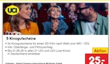 5 Kinogutscheine im Angebot bei Netto Marken-Discount in Potsdam 5 Kinogutscheine Angebote von UCI bei Netto Marken-Discount Potsdam für 25,00 €