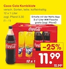 Kombikiste Angebote von Coca-Cola bei Netto Marken-Discount Wolfenbüttel für 11,99 €