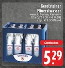 Mineralwasser im Angebot bei EDEKA in Marl Mineralwasser Angebote von Gerolsteiner bei EDEKA Marl für 5,29 €