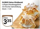 Sahne-Windbeutel Angebote von Globus bei GLOBUS Castrop-Rauxel für 1,65 €