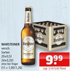 Pilsener Angebote von Warsteiner bei Getränke Oase Oelde für 9,99 €