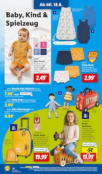 Babykleidung im aktuellen Lidl Prospekt (Ulm) Babykleidung im Lidl Prospekt "LIDL LOHNT SICH" mit 63 Seiten (Ulm)