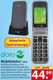 Doro Mobiltelefon 2414 bei famila Nordost in Stade Doro Mobiltelefon 2414 im Angebot bei famila Nordost Stade für 44,99 €
