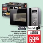 Edelstahl-Mikrowelle AG820CD8-PM0E Angebote von EDEKA zuhause bei Marktkauf Hanau für 69,95 €