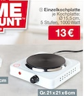 Einzelkochplatte Angebote bei Woolworth Iserlohn für 13,00 €