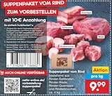 Aktuelles Suppenpaket vom Rind Angebot bei Netto Marken-Discount in Reutlingen ab 9,99 €
