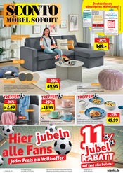 Sconto SB Möbel & Einrichtung Prospekt der aktuellen Woche mit 8 Seiten, gültig von 10.06.2026 bis 14.07.2026, in Zerbst und Umgebung Aktueller Sconto SB Möbel & Einrichtung Prospekt in Zerbst und Umgebung, "MÖBEL SOFORT" mit 8 Seiten, 10.06.2026 - 14.07.2026
