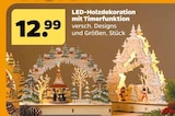 LED-Holzdekoration bei Netto mit dem Scottie im Prospekt "" für 12,99 €