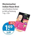 Bio Backwaren im V-Markt Prospekt Indian Naan Brot von Mestemacher im aktuellen V-Markt Prospekt für 1,69 €