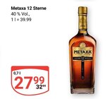 12 Sterne im Angebot bei GLOBUS in Bochum 12 Sterne Angebote von Metaxa bei GLOBUS Bochum für 27,99 €