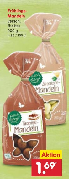 Netto Marken-Discount Königsbrunn - Frühlings-Mandeln Frühlings-Mandeln Angebot bei Netto Marken-Discount Königsbrunn im Prospekt "Fisch verliebt? Dann geh doch zu Netto!"