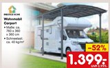 Bauer im Netto Marken-Discount Prospekt Wohnmobil Carport im aktuellen Netto Marken-Discount Prospekt für 1.399,00 €
