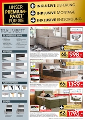 Bett im Zurbrüggen Prospekt in Paderborn Aktueller Zurbrüggen Prospekt mit Bett, "POLSTER- & BOXSPRINGBETTEN TAUSCHAKTION", Seite 3