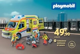 Ambulance lumineuse et sonore - PLAYMOBIL en promo chez Intermarché Hyper Menton à 49,90 €