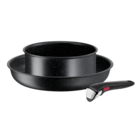 Set ingenio 3 pièces Black Stone - TEFAL en promo chez Carrefour Market Nice à 49,99 €