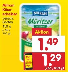 Netto Marken-Discount Reichertshofen - Käsescheiben Käsescheiben Angebot bei Netto Marken-Discount Reichertshofen im Prospekt "Du willst bis zu 50% sparen? Dann geh doch zu NETTO!"