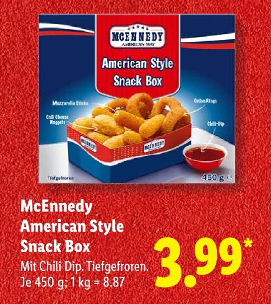 American Style Snack Box