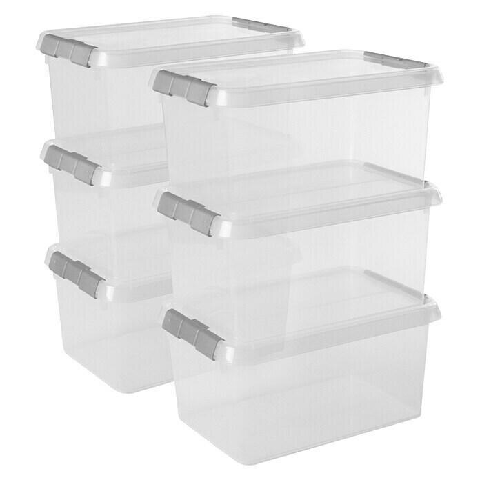 BAUHAUS Heidenheim - Sunware Aufbewahrungsbox-Set Comfort Line (L x B x H: 30,7 x 20 x 14,3 cm, Kunststoff, Transparent, 6 Stk.) Sunware Aufbewahrungsbox-Set Comfort Line (L x B x H: 30,7 x 20 x 14,3 cm, Kunststoff, Transparent, 6 Stk.) Angebot bei BAUHAUS Heidenheim im Prospekt Bringen Sie Ordnung in Werkstatt, Haus & Garten