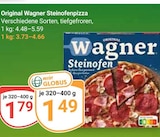 Steinofenpizza im Angebot bei GLOBUS in Frechen Steinofenpizza Angebote von Original Wagner bei GLOBUS Frechen für 1,49 €