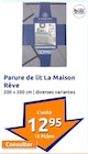 Parure de lit - La Maison Rêve en promo chez Action Bagneux à 12,95 €