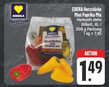 Aktuelle Paprika Angebote bei EDEKA in Erlangen Aktuelles Herzstücke Mini Paprika Mix Angebot bei EDEKA in Erlangen ab 1,49 €