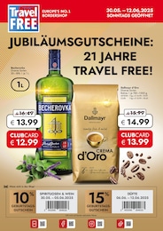 Supermarkt Prospekt von Travel FREE Geigant Travel FREE Prospekt: "JUBILÄUMSGUTSCHEINE: 21 JAHRE TRAVEL FREE!", 10 Seiten, 30.05.2025 - 12.06.2025