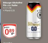 Alkoholfrei Pils oder Radler Angebote von Bitburger bei GLOBUS Salzgitter für 0,89 €