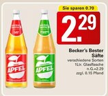 Säfte im Angebot bei WEZ in Minden Säfte Angebote von Becker’s Bester bei WEZ Minden für 2,29 €