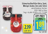 Konfitüre Extra, Samt, Weniger Zucker, Zero oder Gelee Angebote von Schwartau bei diska Zwickau für 1,89 €