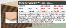 BAUHAUS Ulm - 3-Schicht Platte 'Vita N+F' 3-Schicht Platte 'Vita N+F' Angebot bei BAUHAUS Ulm im Prospekt "Handzettel KW 36"