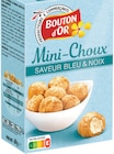 Mini-Choux Saveur Bleu & Noix - Bouton d'Or - Intermarché Hyper à Poitiers Mini-Choux Saveur Bleu & Noix - Bouton d'Or en promo chez Intermarché Hyper Poitiers à 0,98 €