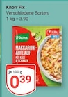 Fix Makkaroni-Auflauf mit Käse & Schinken bei GLOBUS im Prospekt "" für 0,39 €
