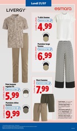 Prix et réduction T-Shirt Femme dans le prospectus Lidl en cours Offre T-Shirt Femme dans le catalogue Lidl du moment à la page 67