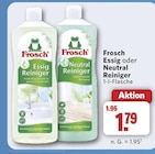 Essig Reiniger im Angebot bei combi in Osnabrück Essig Reiniger Angebote von Frosch bei combi Osnabrück für 1,79 €