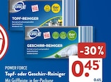Topf-Reiniger von Power Force im aktuellen ALDI SÜD Prospekt für 0,45 €