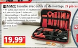 Sacoche avec outils de démontage, 27 pièces - KRAFT WERKZEUGE - Norma à Colmar Sacoche avec outils de démontage, 27 pièces - KRAFT WERKZEUGE en promo chez Norma Colmar à 19,99 €