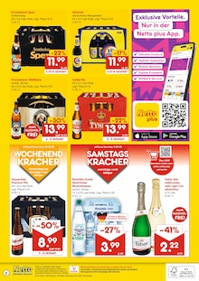 Sekt im Netto Marken-Discount Prospekt "DER ORT, AN DEM DU IMMER AUSGEZEICHNETE PREISE FINDEST." mit 2 Seiten (Krefeld)