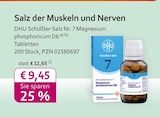 mea - meine apotheke - Schüßler-Salz Nr. 7 Magnesium phosphoricum D6 Angebot im Prospekt Schüßler-Salz Nr. 7 Magnesium phosphoricum D6 bei mea - meine apotheke im Prospekt "" für 9,45 €