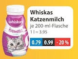 Katzenmilch von Whiskas im aktuellen V-Markt Prospekt für 0,79 €
