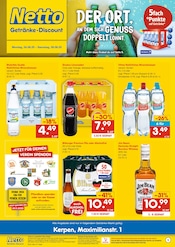 Whiskey im Netto Marken-Discount Prospekt in Kerpen Aktueller Netto Marken-Discount Prospekt mit Whiskey, "DER ORT, AN DEM DU IMMER AUSGEZEICHNETE PREISE FINDEST.", Seite 1