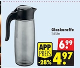 Glaskaraffe im aktuellen Mäc-Geiz Prospekt