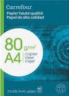 Ramette de papier A4 - Carrefour en promo chez Supermarchés Match Calais à 19,96 €