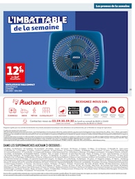 Offre Ventilateur dans le catalogue Auchan Supermarché du moment à la page 23