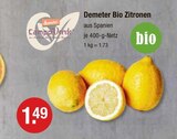 Bio Zitronen von Demeter im aktuellen V-Markt Prospekt für 1,49 €