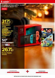 Prix et réduction Nintendo Switch dans le prospectus Carrefour en cours Offre Nintendo Switch dans le catalogue Carrefour du moment à la page 2
