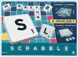 Scrabble 2 en 1 - Mattel Games dans le catalogue Super U