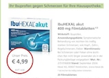 IbuHEXAL akut 400 mg Filmtabletten im aktuellen Prospekt bei LINDA Premiumapotheke in Neckartenzlingen