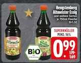 Altmeister Essig von Hengstenberg im aktuellen EDEKA Prospekt für 0,99 €